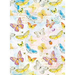 Notesbog A5, linieret, Sommerfugle