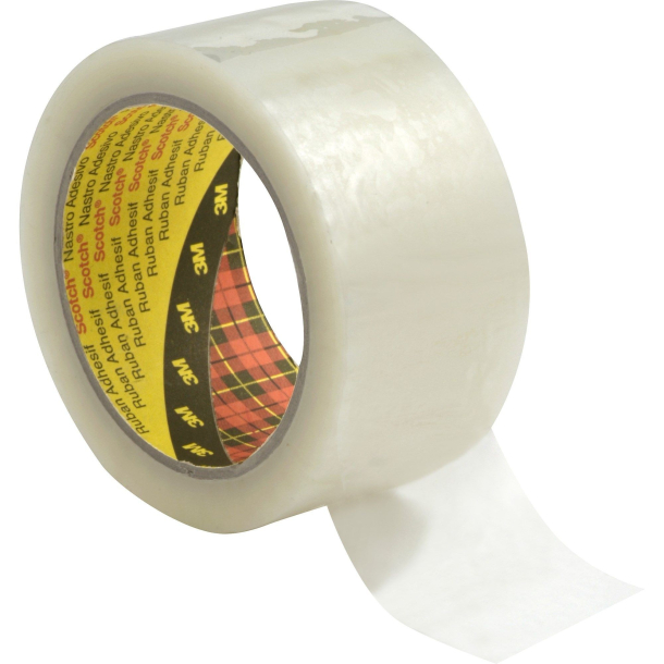 3M Pakketape 33 mm x 66 m, klar 