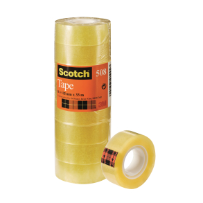 Tape Scotch 508 15mmx33m, klar, 10 rl.