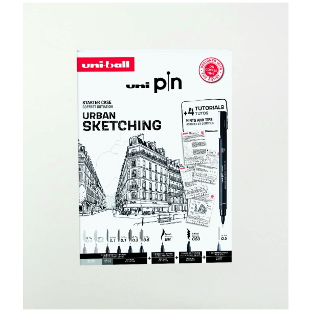 UNI PIN URBAN SKETCHING SET
