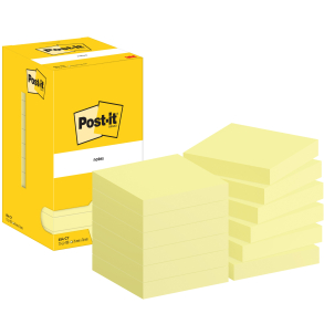 Post-it Notes 76x76 gul (12)