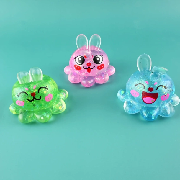 SQUEEZE SUGAR OCTOPUS RABBIT, 7,5cm