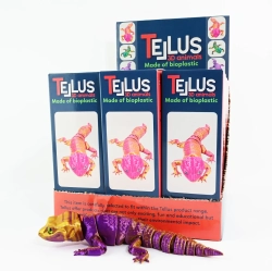 3D printet gecko, 17cm