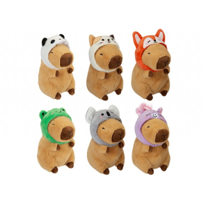 Capybara bamse med motvhue, 20 cm