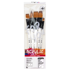 Darwi Pensels�t med 5 stk., stor