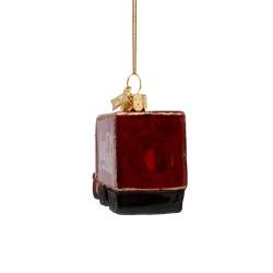 Julekugle glas, Coca Cola lastbil, H5,5cm