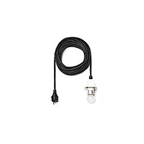 5 m sort ledning m/LED pre - til udendrs brug til 40 og 68 cm (Passer til hvid)