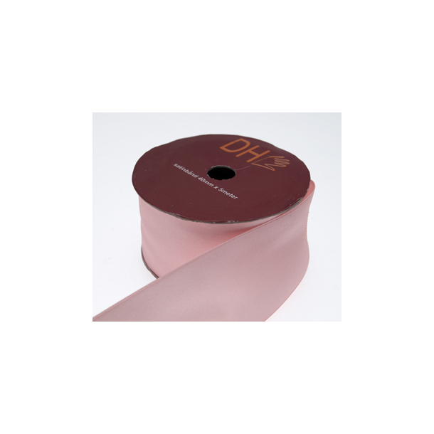 Satinb�nd 40mm x 5meter, lyser�d