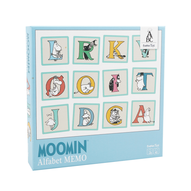 Mumitrolden Alfabet Memo - Moomin Alfabet huskespil