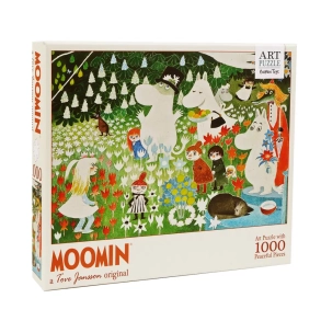Mumi Kunstpuslespil � 1000 brikker � Blomsterhave