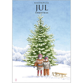 Koustrup kortmappe, JUL, 8 kort 
