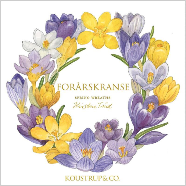 For�rskranse - 8 forskellige dobbeltkort kvadratisk