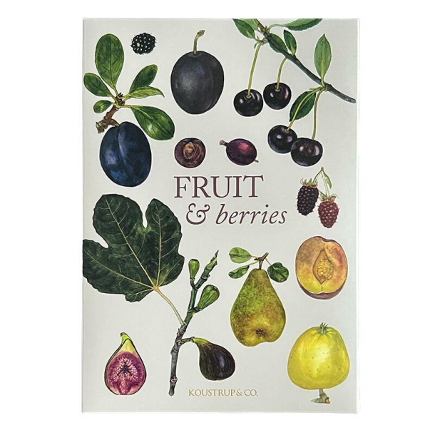  Koustrup kortmappe, Fruit and berries, 8 kort