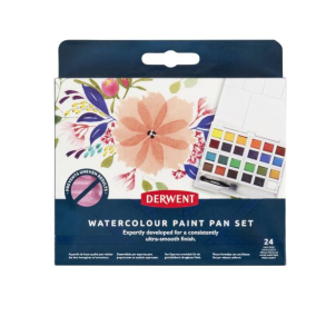 Derwent vandmaling palette, 24 stk