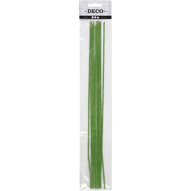 Blomsterst�ngel, 20stk., L: 30 cm, diam. 2 mm, gr�n