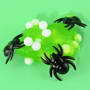 Woozy Slime Crystal Putty med Edderkopper