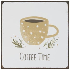 Metalskilt. Coffee Time