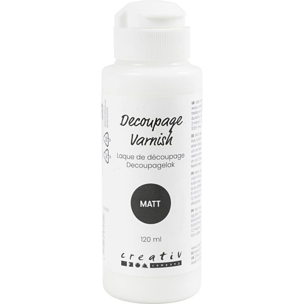Decoupagelak, 120 ml, mat