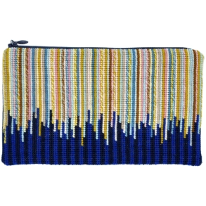 Fru Zippe broderis�t, pung, Color Surf