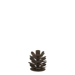 Lysestage kogle til kertelys, H6,5 cm