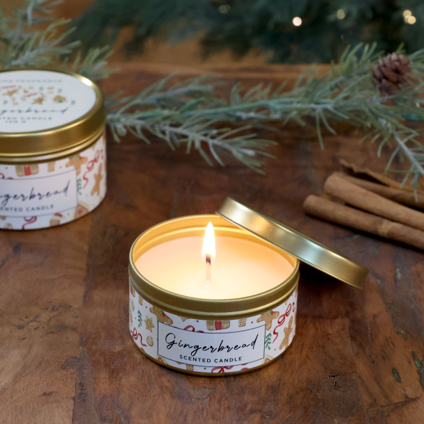 Duftlys, �8 cm, Gingerbread