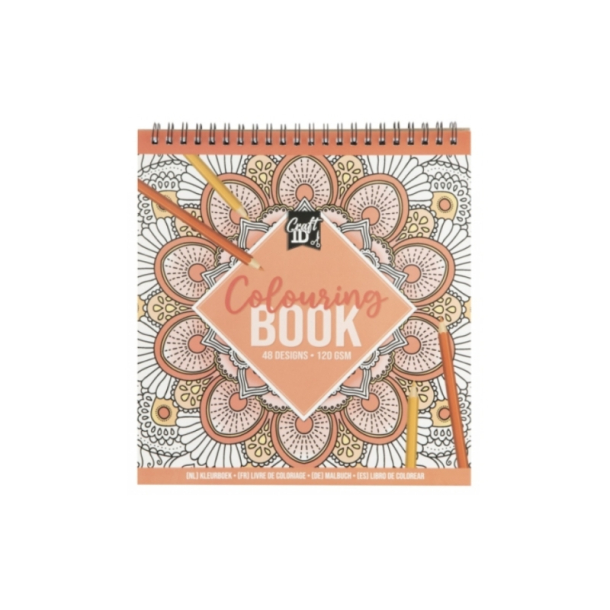 Malebog Mandala 21*20cm. 24s. 120g. ORANGE