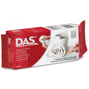 DAS selvh�rdende ler, 500 g, hvid