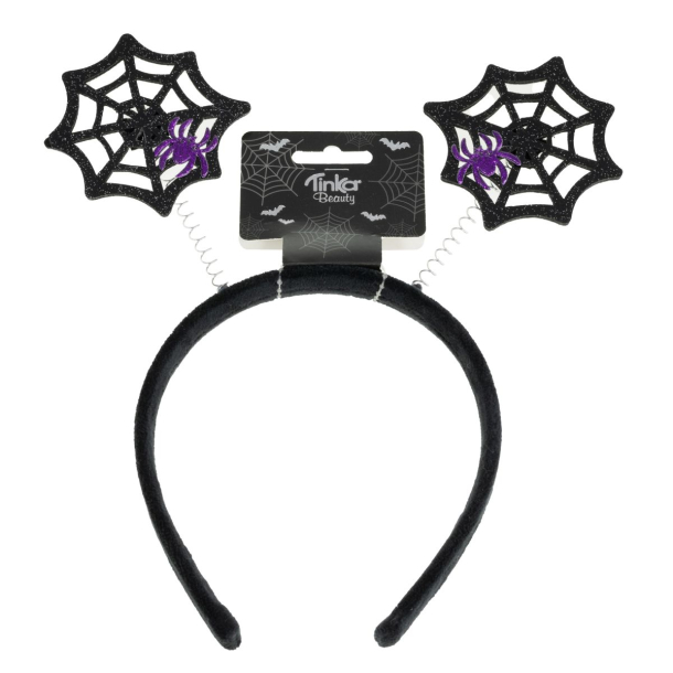 Hrbjle med spindelvv og edderkop, halloween