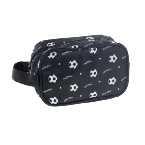  TOILETTASKE FOOTBALL SORT TINKA 