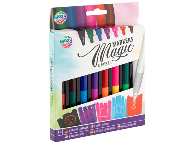 8 magic markers - Tuscher & fineliners - Martensens Boghandel