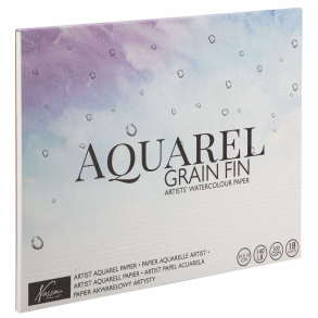 Akvarelblok 24 x 32 cm, 18 ark, 300 gram