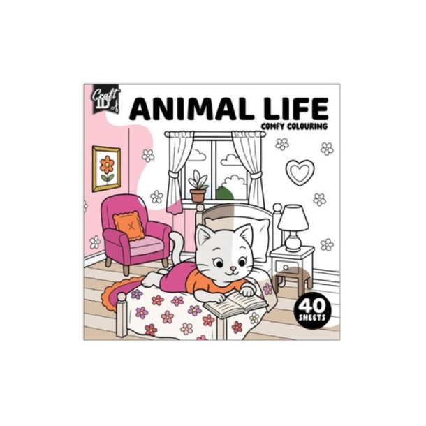 COSY Malebog, 40 sider, ANIMAL LIFE