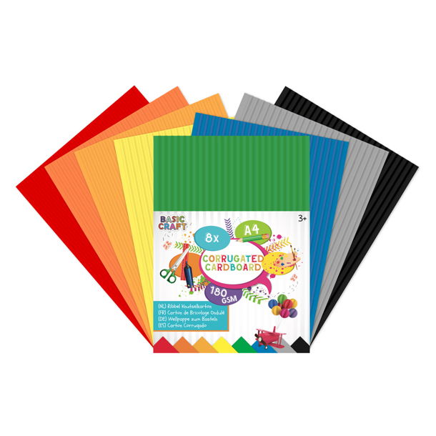 B�lgepap A4 - 8 ark, 180 gram