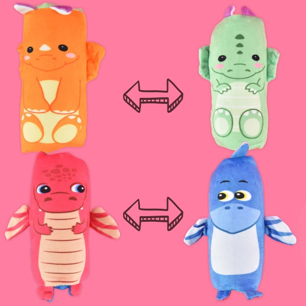 Vand slange med stof, 14cm