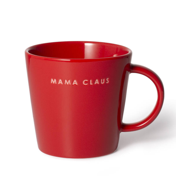 Ceramic tea cup MAMA CLAUS red 350ml