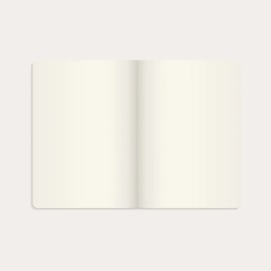 Notesbog Deluxe A5 blank, Brun