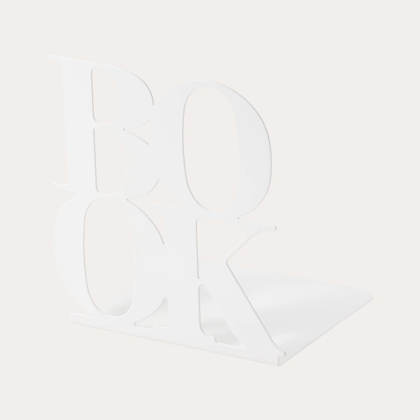 Bogst�tte, BOOK, hvid