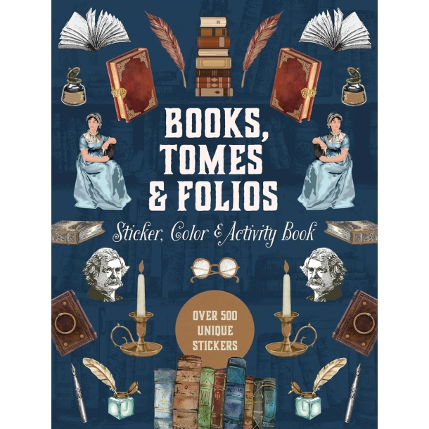 Books. Tomes &amp; Folios Sticker. Color &amp; Activity Book