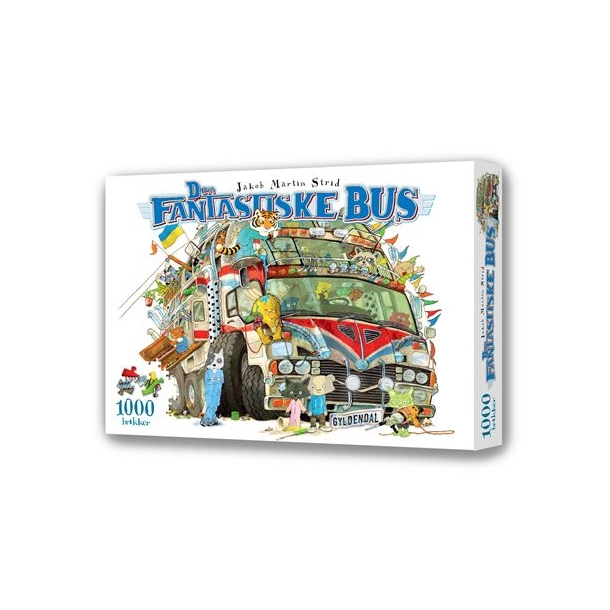 Puslespil 1000 brikker, Den fantastiske bus