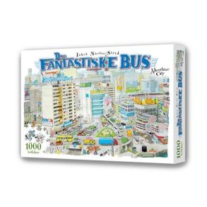 Puslespil 1000 brikker, Den fantastiske bus - Ahnstarr City. 