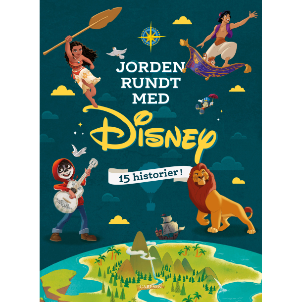 Jorden rundt med Disney - Rejs Jorden rundt p 15 historier	
