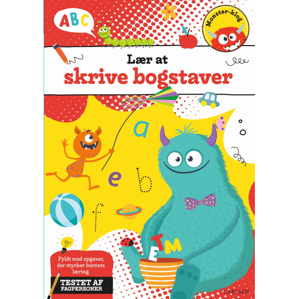 Lr at skrive bogstaver - Monster-klog	