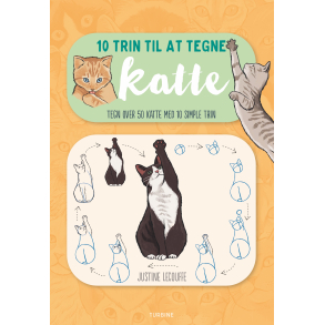10 trin til at tegne katte 