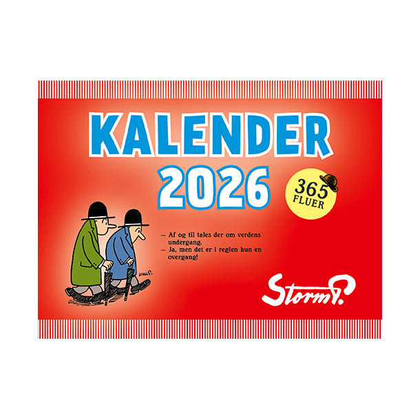 Storm P. - Kalender 2026 - 365 fluer