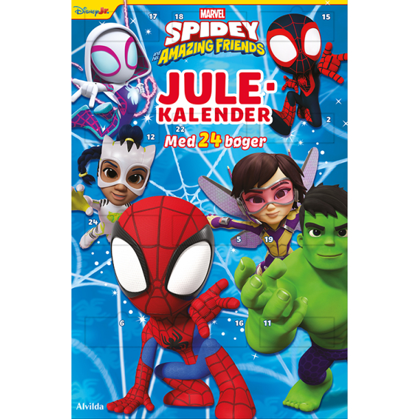 Marvel - Spidey - Julekalender med 24 billedbger