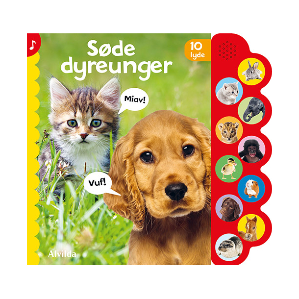 S�de dyreunger (med 10 lyde)