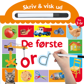 Skriv og visk ud � De f�rste ord