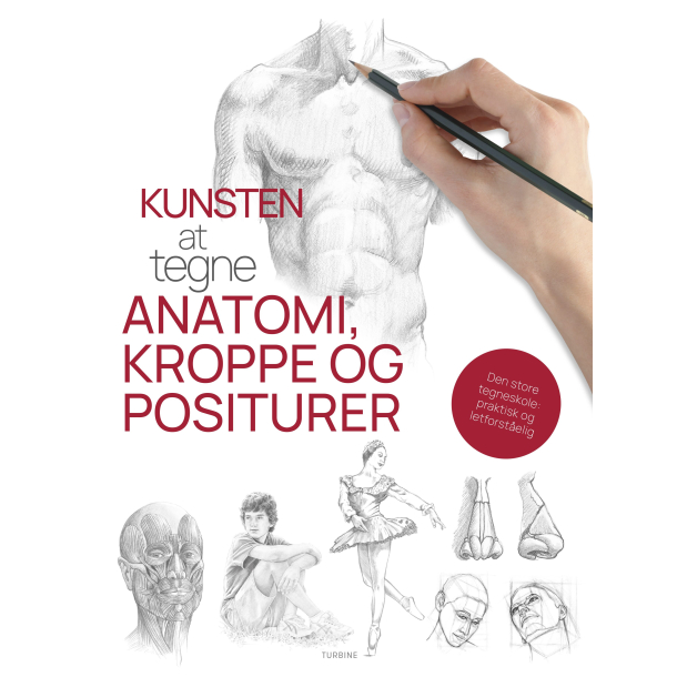 Kunsten at tegne anatomi, kroppe og positurer