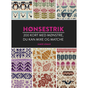 H�nsestrik - 200 kort med m�nstre, du kan mixe og matche