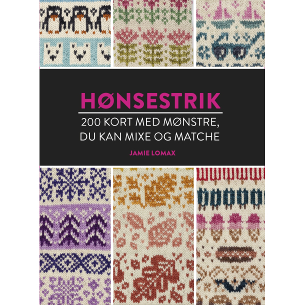 H�nsestrik - 200 kort med m�nstre, du kan mixe og matche